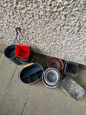 Photo of free Garden plant pots and small tool holder (Kendal LA9)