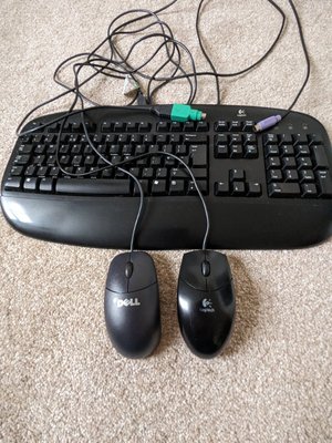 Photo of free Computer Keyboard and 2 Mice (Gamblesby CA10)