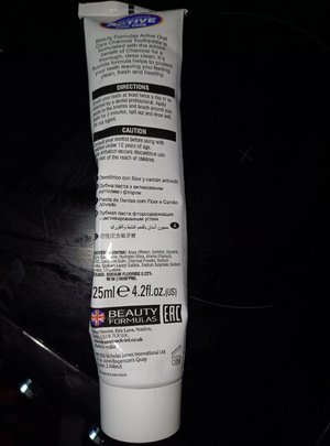 Photo of free Large tube of charcoal toothpaste (AL1)