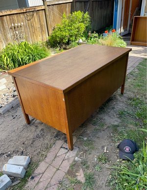 Photo of free Seattle/Ballard Old Tiger Oak Desk (Ballard)