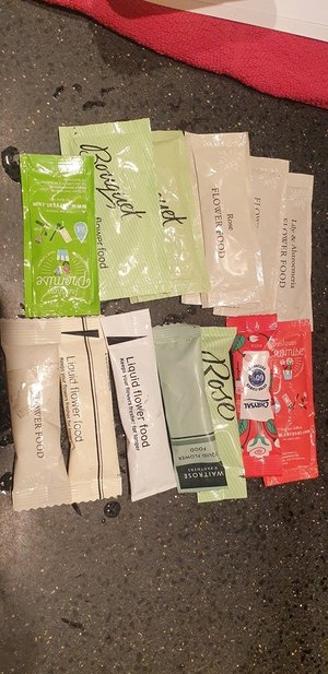 Photo of free Flower food sachets (Parkstone, Poole, BH14)