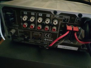 Photo of free Denon receiver (amplifier + tuner) with speakers and remote (Fiveways BN1)