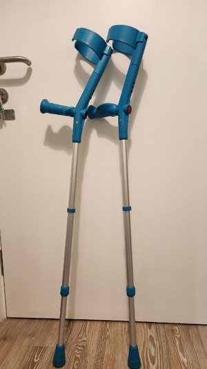 Photo of free Crutches for adult (more than 5ft tall) (Saint Philip's S3)