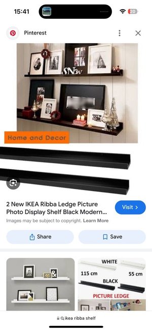 Photo of free IKEA RIBBA shelves (Uptown Oakland)