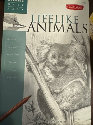 Photo of free Drawing book lifelike animals (Ogden & Montgomery)