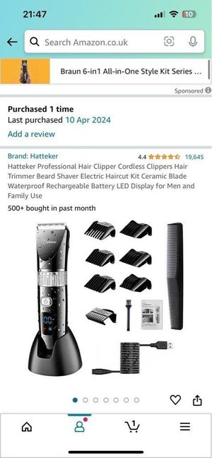Photo of free Hatteker Professional Hair Clipper (Canning Town North E16)