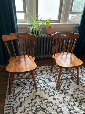 Photo of free Two dining chairs (Durand, Hamilton)