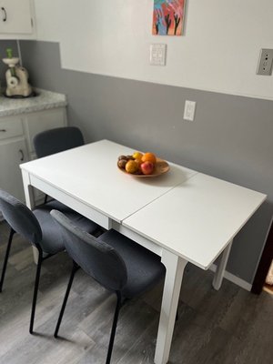 Photo of free Kitchen table + 3 chairs needs home (Astoria)