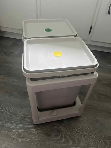 Photo of free Under the sink sliding garbage can (Astoria)