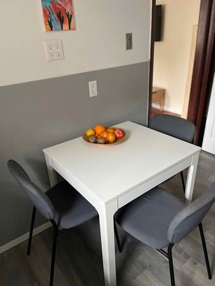 Photo of free Kitchen table + 3 chairs needs home (Astoria)