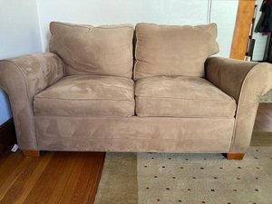 Photo of free Couch and loveseat (Harnden Ave., Watertown)