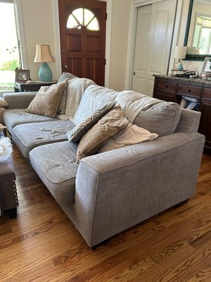 Photo of free three cushion couch (North Wheaton)