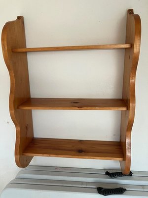 Photo of free Pair of pine wall shelves (Storrs S6)