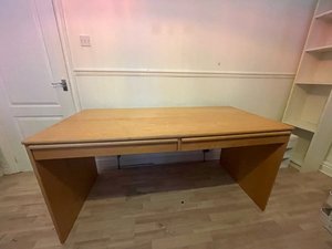 Photo of free Large wooden desk (Walton)