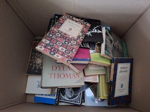 Photo of free Large box of old poetry books (Fleetville AL1)