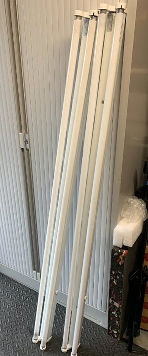 Photo of free Two twin 5ft fluorescent batten fittings with tubes (Denmead PO7)