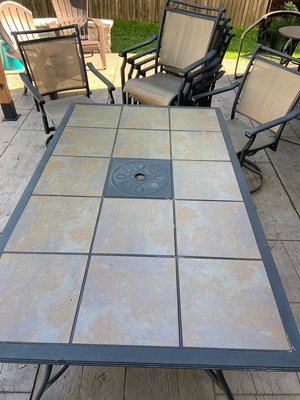 Photo of free Patio table and chairs (Naperville IL)