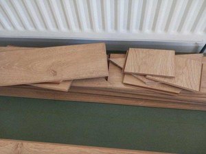 Photo of free Laminate flooring plus felt boards (NE13 north gosforth)