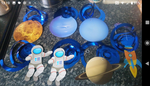 Photo of free Space theme party decorations (LE18 3 Wigston)