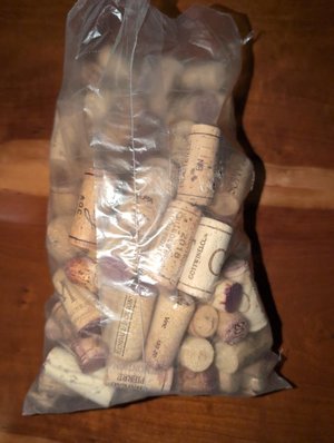 Photo of free Bag of wine corks (Somerville (Brickbottom))