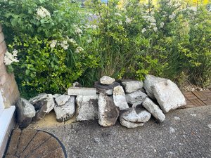 Photo of free Garden rocks (Pirton)