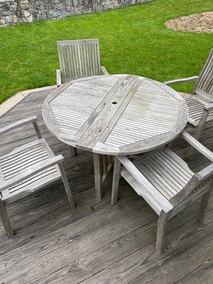 Photo of free Teak deck furniture (Cheshire, CT)