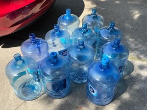 Photo of free 5 gallon empty water bottles (Mountain View nr train station)