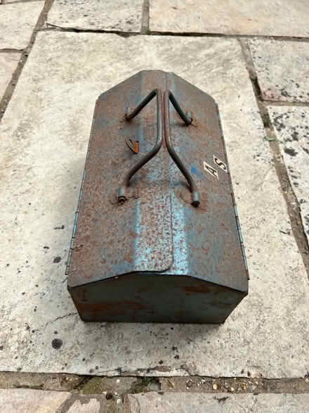 Photo of free Vintage Small Metal Tool Box (Mill Green AL7)