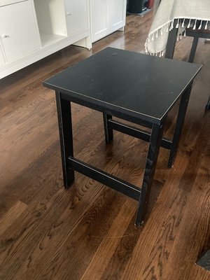 Photo of free Black coffee table and side table (Queens Chapel NE DC)