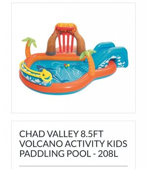 Photo of free Chad Valley 8.5ft Volcano Activity Kids Paddling Pool (Northolt HA4)