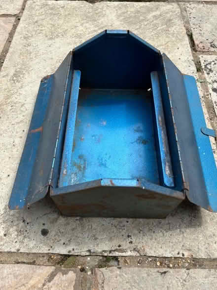 Photo of free Vintage Small Metal Tool Box (Mill Green AL7)