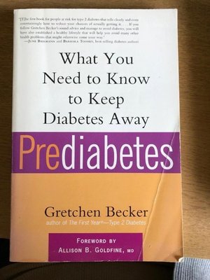 Photo of free book on prediabetes from 2002 (Cookridge LS16)