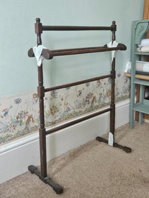 Photo of free Antique wooden towel rail (IM8)