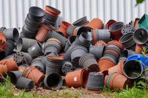Photo of plastic plant pots (Newmarket)