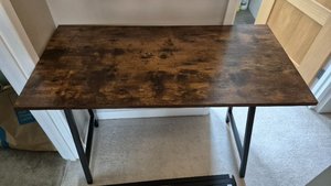Photo of free Compact dark wood desk (Kidlington OX5)