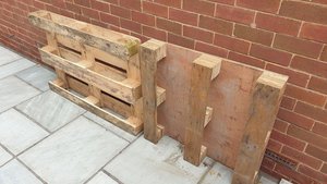 Photo of free 2 off Wooden Pallets (Pontefract, WF8)