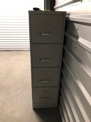 Photo of free 4-drawer file cabinet - metal (Behind Target)