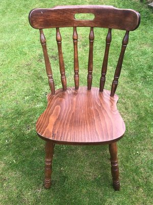 Photo of free 4 solid wood dining chairs (Manchester M11)