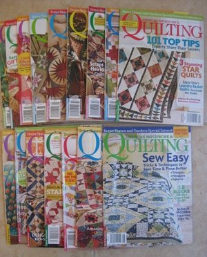 Photo of free quilting magazines (excellent cond) (Los Altos)