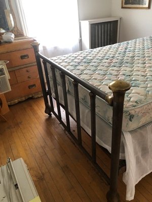 Photo of free Full brass and iron bed (wyman terrace)