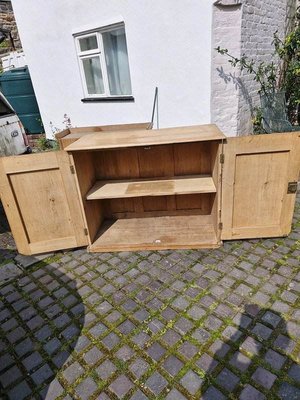 Photo of free Pine cupbooard and cabinet (Chirk LL14)