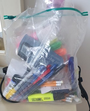 Photo of free Bag of Stationery (Bic, Sharpie) (Camberwell Green)