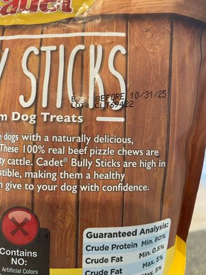 Photo of free Dog greenies and bully sticks (NE Vienna)