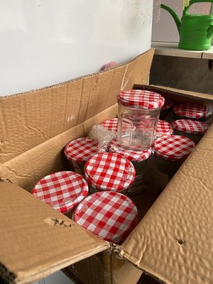 Photo of free Bonne Maman jam jars (Canvey Island SS8 Rugby Club)
