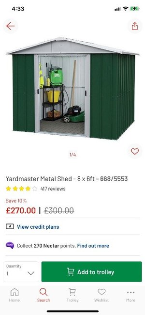 Photo of free Metal shed (Priory Ward EX2)