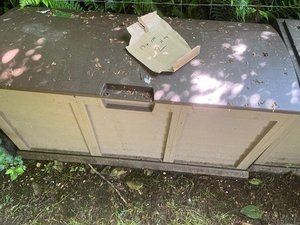 Photo of free 2 garden storage boxes (Musbury)