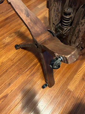 Photo of free Wood office chair (Redwood Heights)