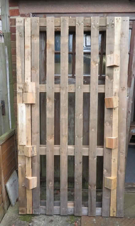 Photo of free Wooden Pallets - Three (Holland-on-Sea CO15)