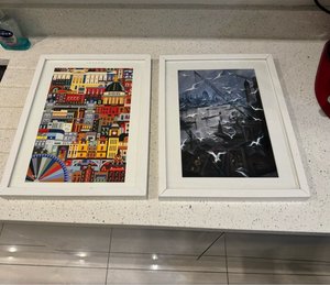Photo of free Two framed London prints (Oval SW9)