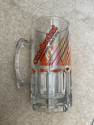 Photo of free Oktoberfest glass mug/stein (Lawrence and El Camino)